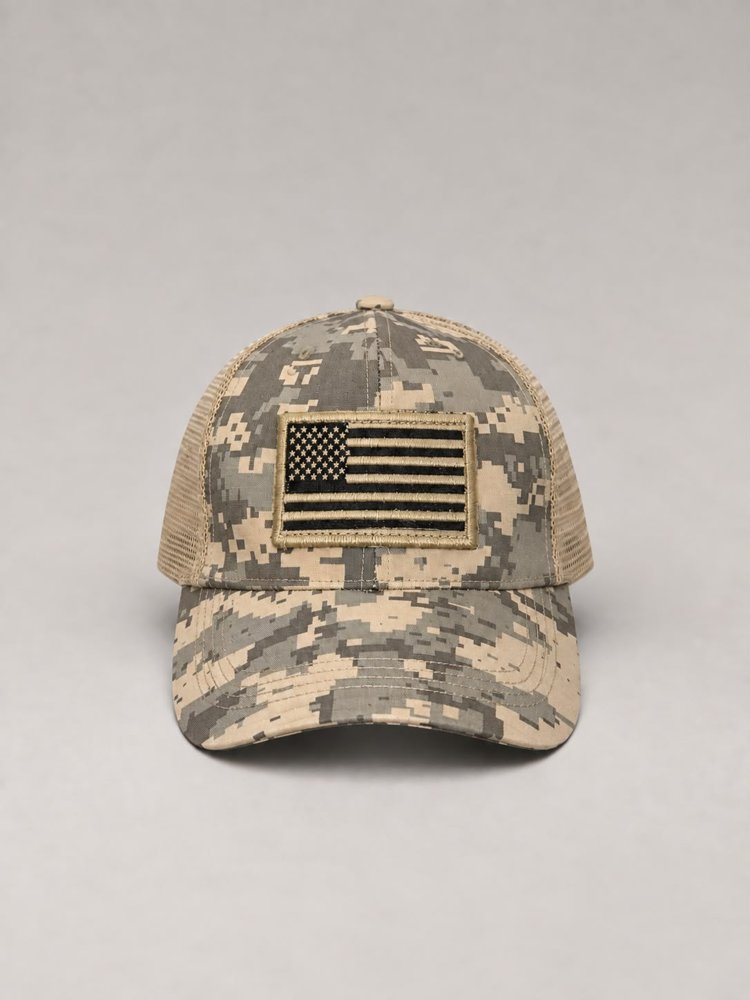 Boné camuflado Americano  — destaque DM Imports